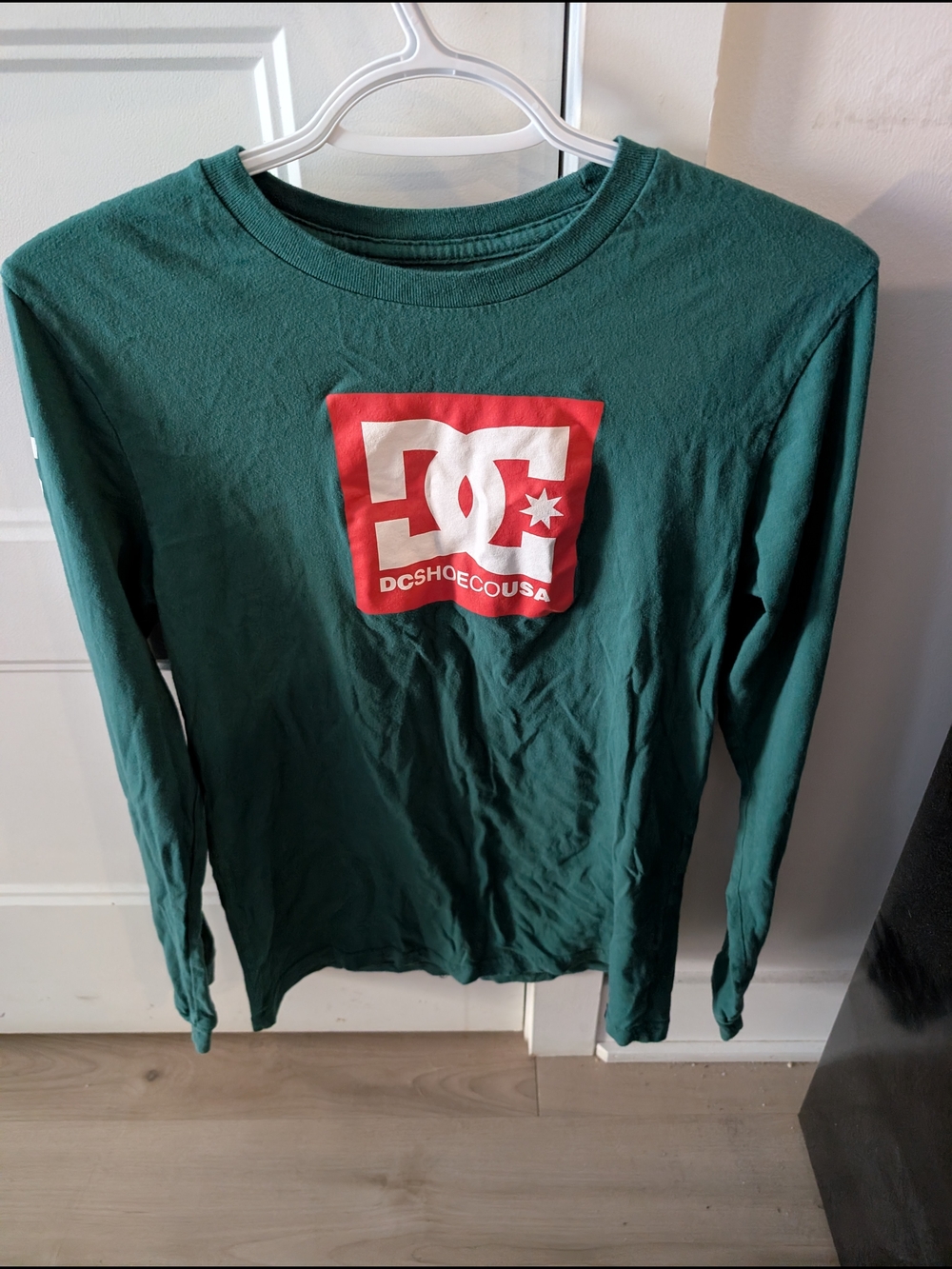 DC Shoes Green Long Sleeve Tee